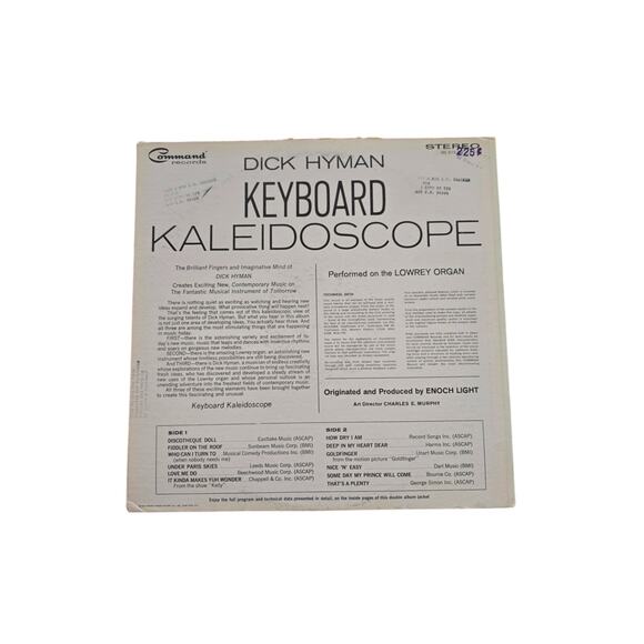 "Keyboard Kaleidoscope" by Dick Hyman Vinyl LP Album - Picture 2 of 3